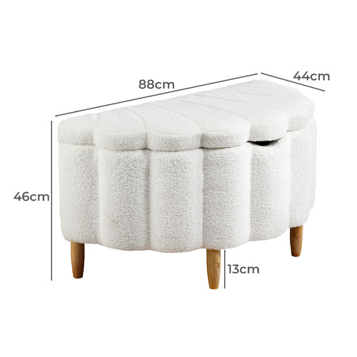Dante Sherpa Storage Ottoman