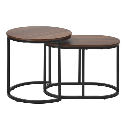 LivingFusion 2 Piece Sherman Nesting Coffee Table Set Temple & Webster