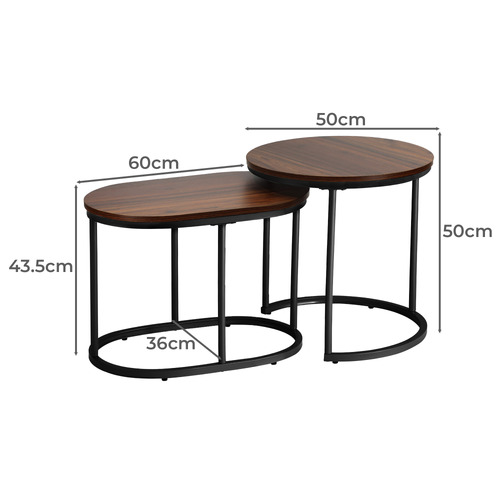 2 Piece Sherman Nesting Coffee Table Set