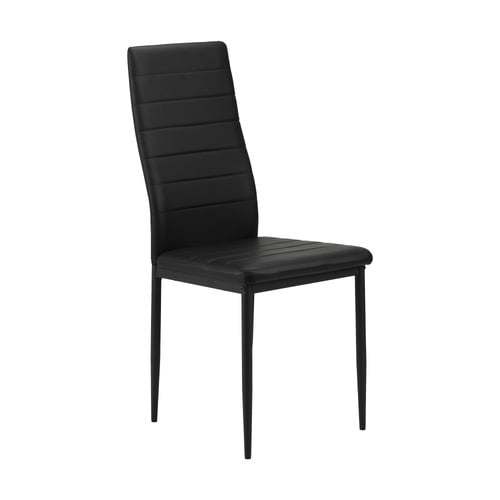 4 Seater Osmund Faux Leather Dining Table & Chair Set