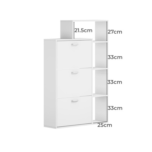 Boros 3 Door Shoe Storage Cabinet