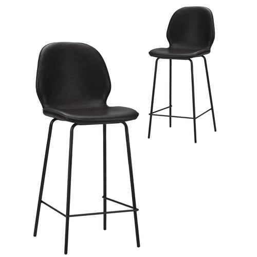 62.5cm Miyo PU Leather Bar Stools