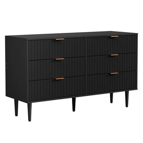 Ylona-6-Drawer-Ribbed-Chest