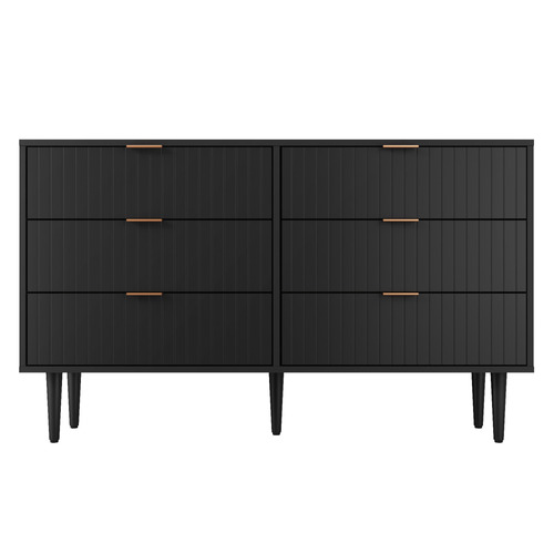 Ylona-6-Drawer-Ribbed-Chest