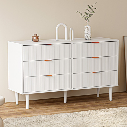 Ylona-6-Drawer-Ribbed-Chest