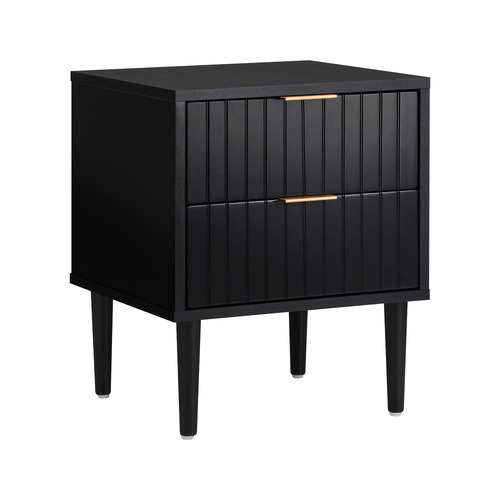 Ylona-2-Drawer-Ribbed-Bedside-Table