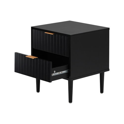 Ylona-2-Drawer-Ribbed-Bedside-Table