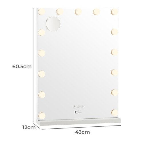 Abbe LED Make-Up Mirror with Bluetooth