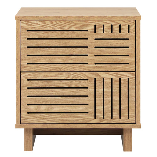 Trevin 2 Drawer Bedside Table