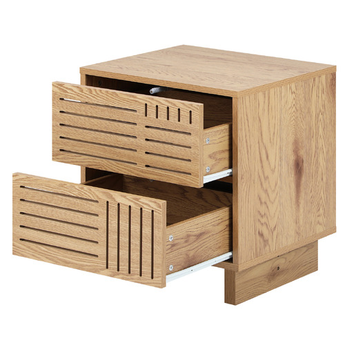 Trevin 2 Drawer Bedside Table