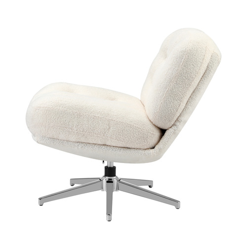 Adler Boucle Swivel Armchair