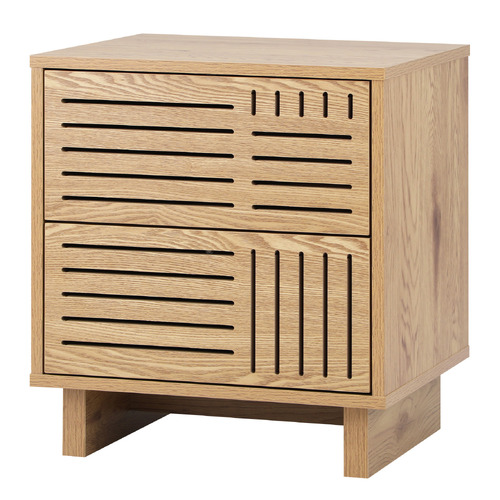 Trevin 2 Drawer Bedside Table