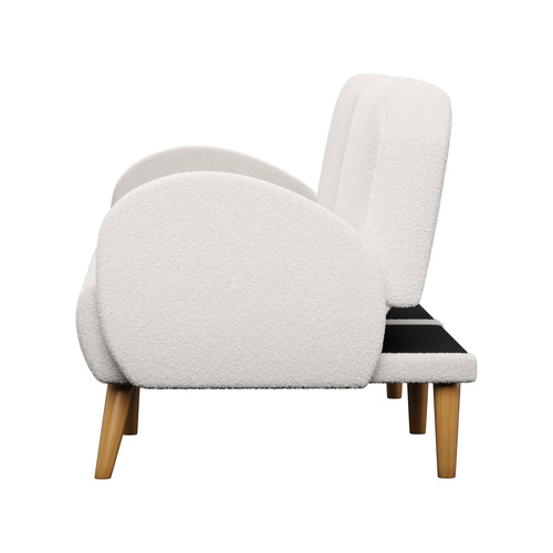 Kael 3 Seater Faux Sherpa Sofa Bed
