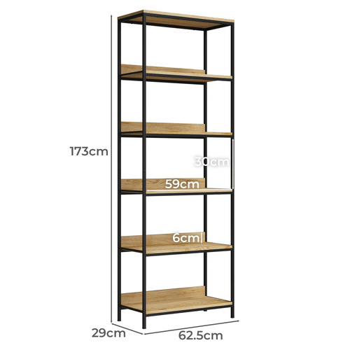 Beatrix 5 Tier Shelving Unit