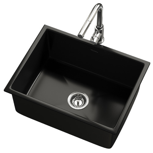 Velia 590mm Single Kitchen Sink and Mixer Tap