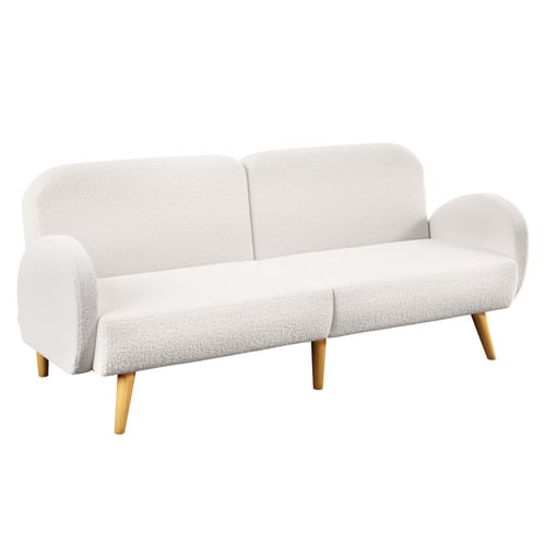 Kael 3 Seater Faux Sherpa Sofa Bed