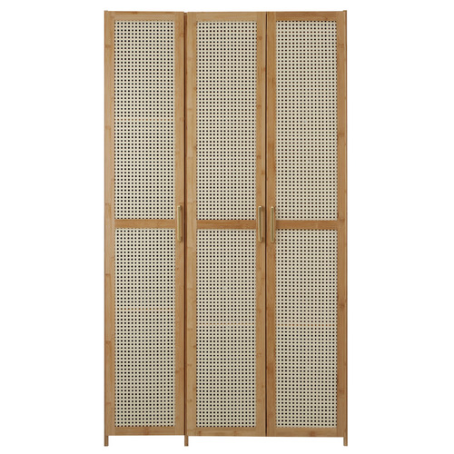 Tyro 3 Door Bamboo Wardrobe