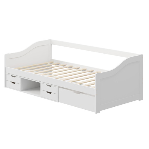 Aven Single Bed with Storage Drawers