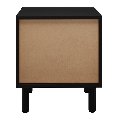 Eldric Rattan 2 Drawer Bedside Table
