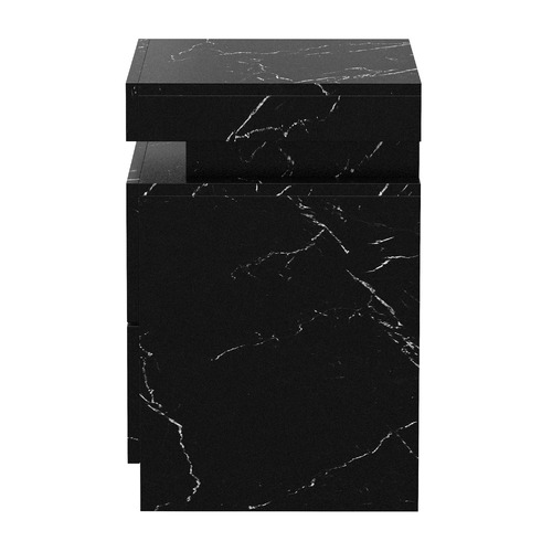 Hadley 2 Drawer LED Bedside Table