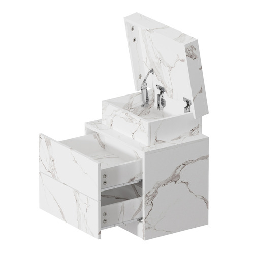 Hadley 2 Drawer LED Bedside Table