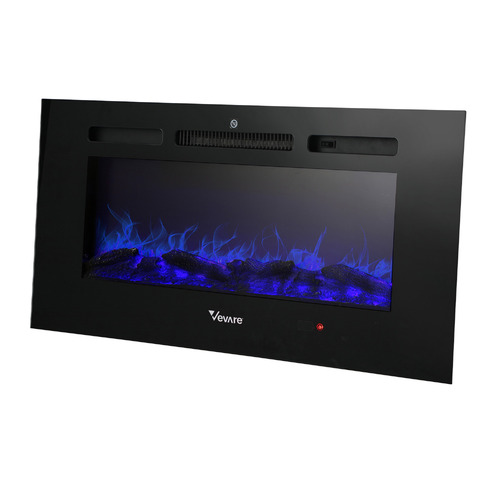 2000W Maura Wall Mounted Electric Fireplace Heater