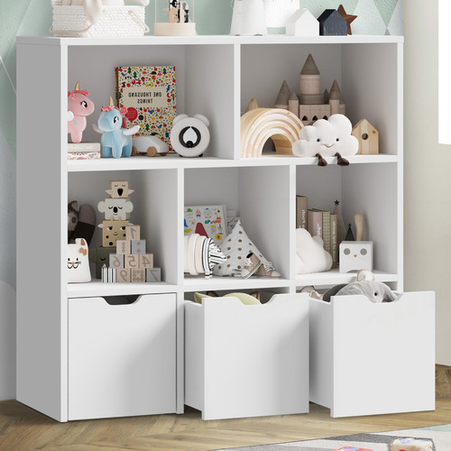 Kids' Clyde Bookshelf with Drawers