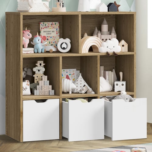 Kids' Clyde Bookshelf with Drawers