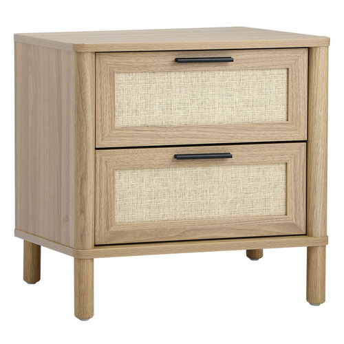 Elida Rattan Bedside Table