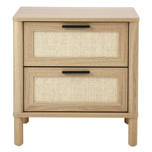 Elida Rattan Bedside Table