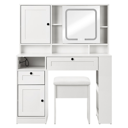 2 Piece Shelton LED Dressing Table & Stool Set