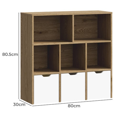 Kids' Clyde Bookshelf with Drawers