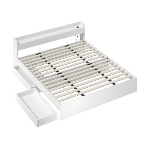 White-Cassandra-Bed-with-USB-Port-and-Drawers