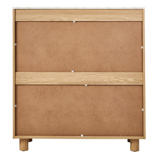 Coney Faux Marble 4 Drawer Chest