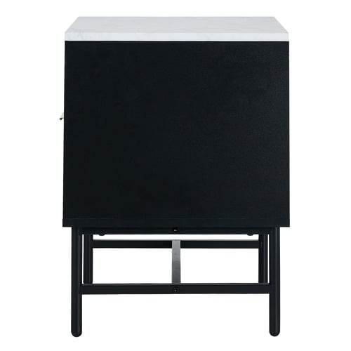 Hammond Faux Marble Bedside Table