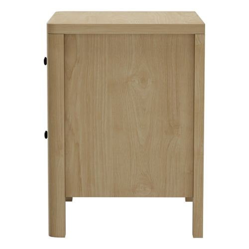 55cm Halifax 2 Drawer Bedside Table