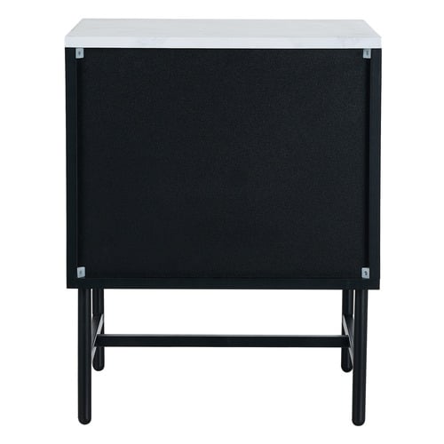 Hammond Faux Marble Bedside Table