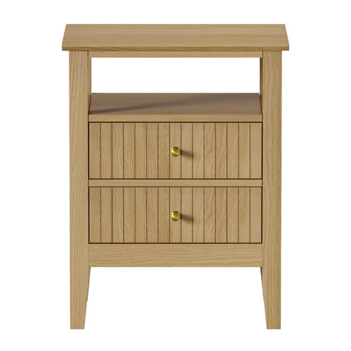 Vesta 2 Drawer Bedside Table