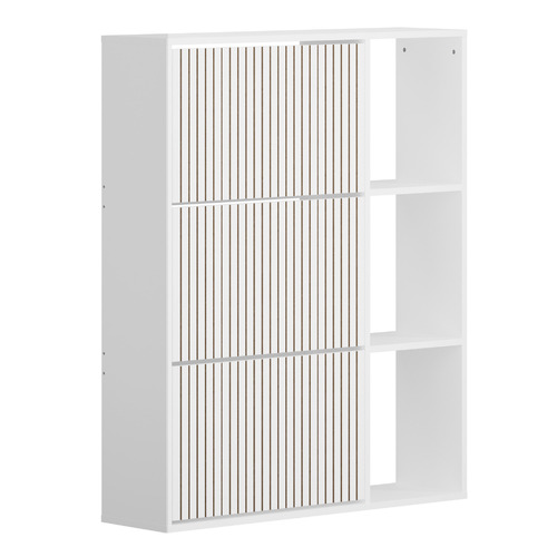 Montana 3 Door 3 Shelf Shoe Cabinet