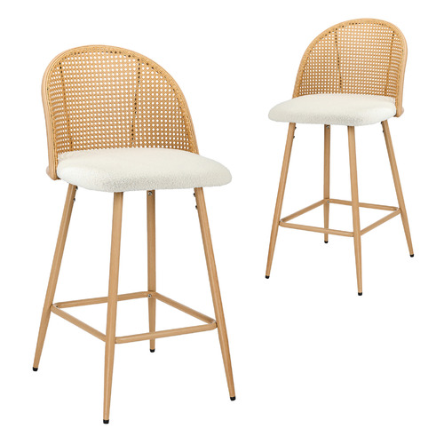 Ember Boucle Bar Stools