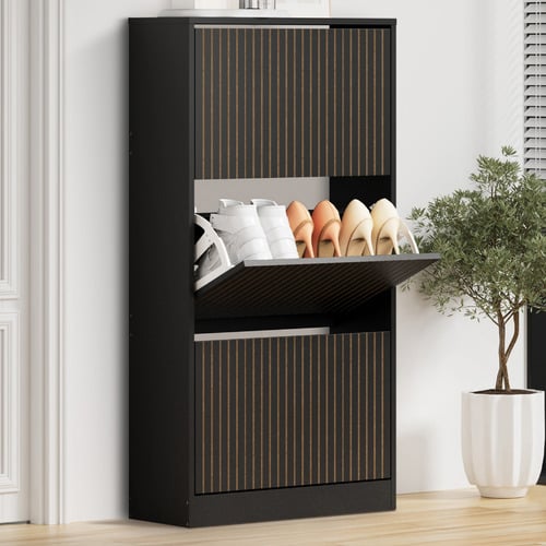 LivingFusion Montana Door Shoe Cabinet Temple Webster