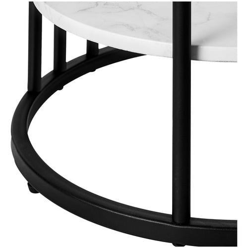 Sabrina Faux Marble Side Table