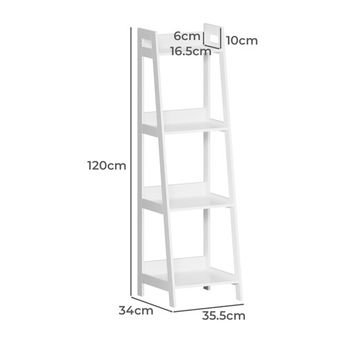 Livia 4 Tier Ladder Shelf