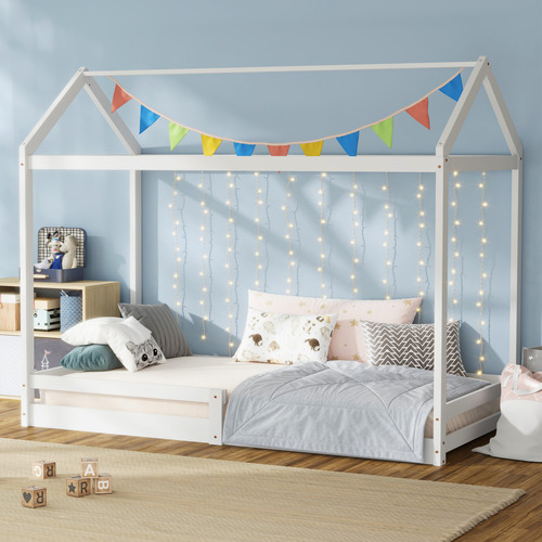 Culkin Pine Wood Bed Frame