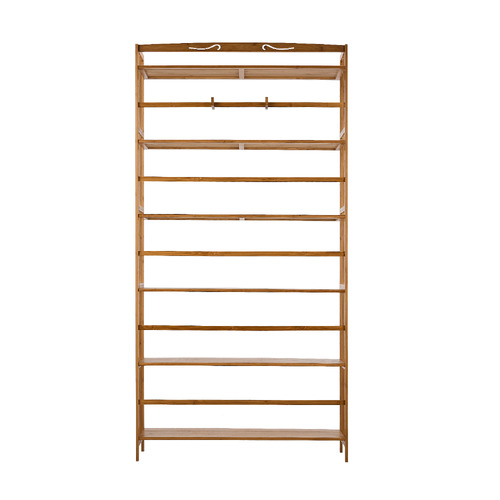 Tobias 6 Tier Bamboo Bookcase