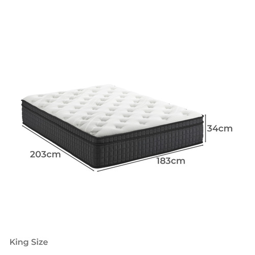 35cm Medium Joanna Pocket Spring Mattress and Pillow Set