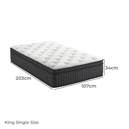 35cm Medium Joanna Pocket Spring Mattress and Pillow Set