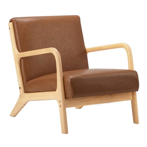 Kamden-Faux-Leather-Armchair
