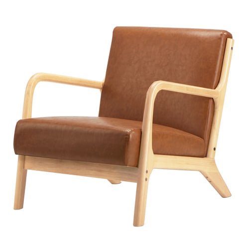 Kamden-Faux-Leather-Armchair