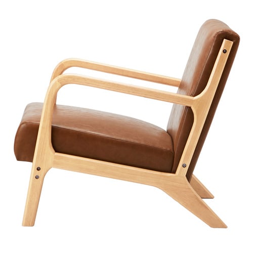 Kamden-Faux-Leather-Armchair
